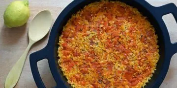 Arroz de Atum no Forno