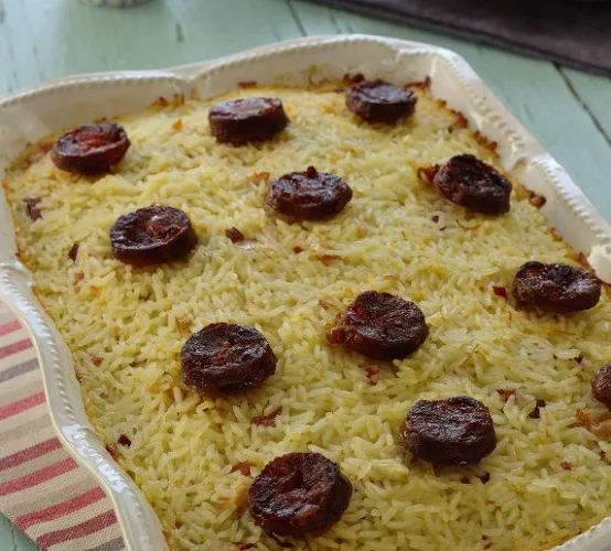 Arroz de Pato com couve lombardo e cenoura