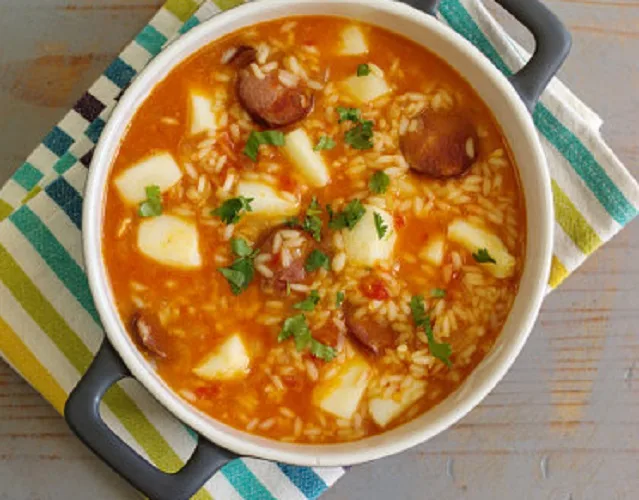 Arroz de Pota com Chouriço