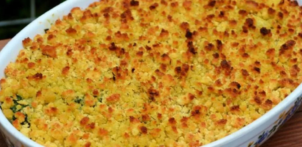 Bacalhau com Espinafres e Broa