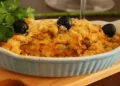 Bacalhau com Legumes e Molho Bechamel