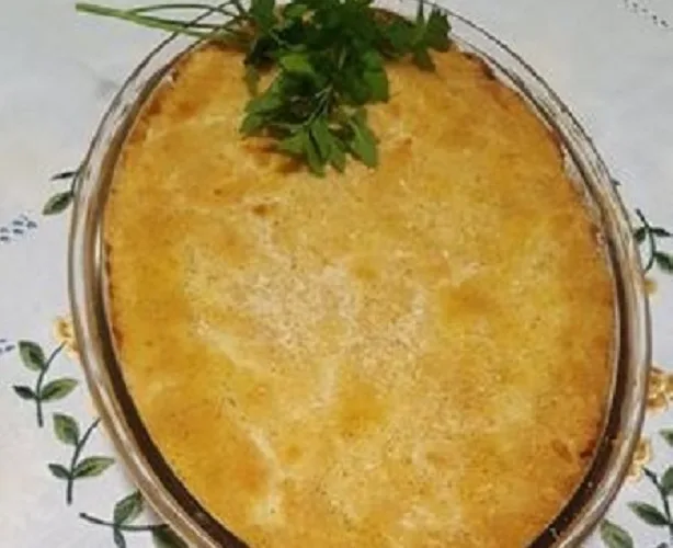 Bacalhau com Natas e Cenoura Gratinado