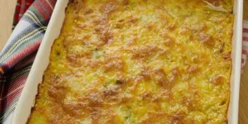 Bacalhau Gratinado com legumes