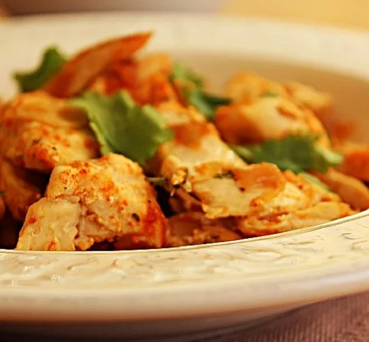 Bifes de Frango com Alho e Limão