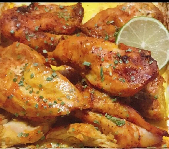 Bifes de Frango com Lima