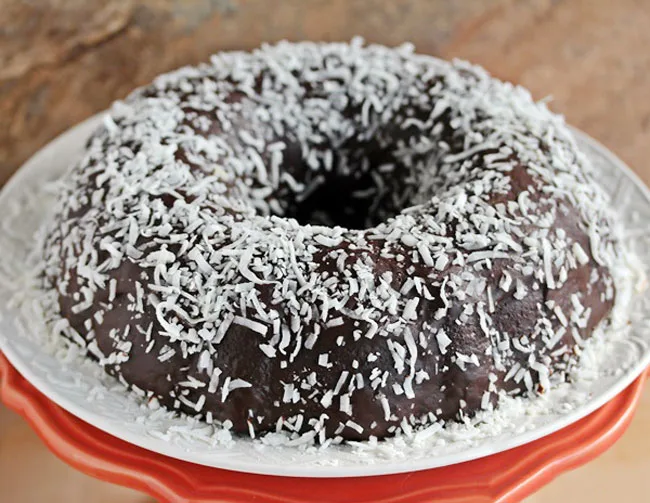 Bolo de Chocolate e Coco
