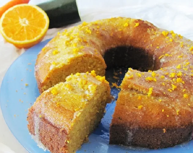 Bolo de Curgete com Cenoura e Laranja