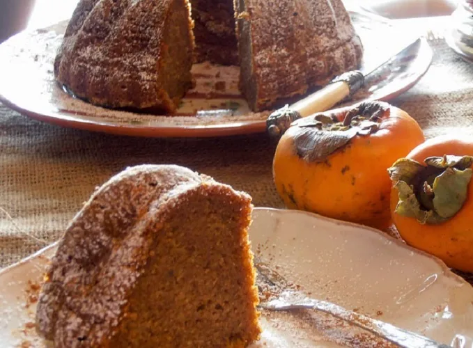 Bolo de Dióspiro