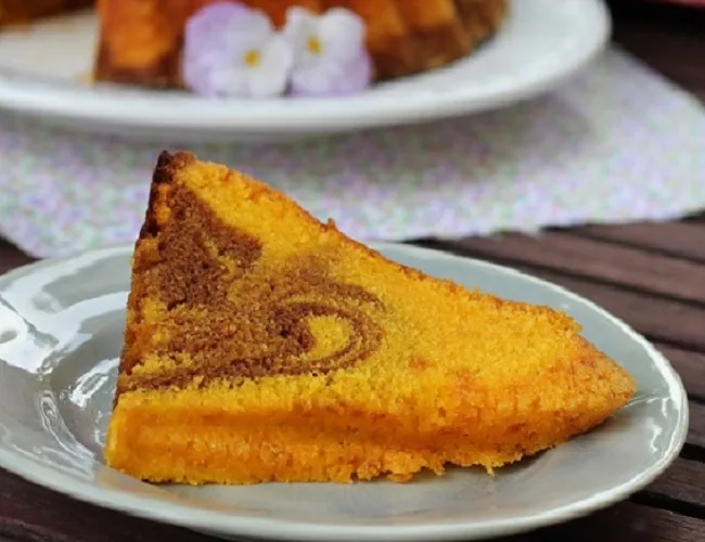 Bolo Mármore de Cenoura