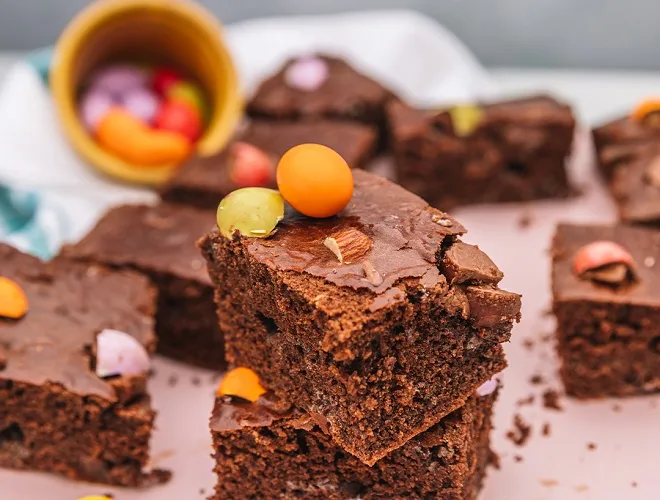 Brownie de Ovos de Páscoa
