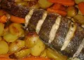 Corvina Assada no forno com Batatas