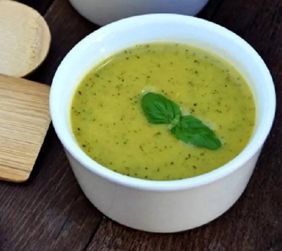 Creme de Courgette e Manjericão