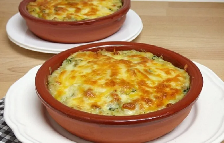 Empadão de Bacalhau com Espinafres