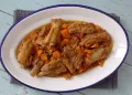 Entrecosto estufado com cenoura
