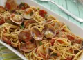 Esparguete com Amêijoas e Tomate