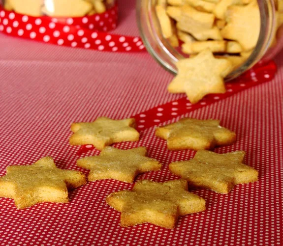Estrelinhas de manteiga de amendoim
