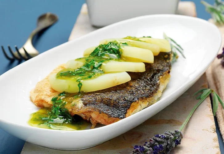 Filetes de Robalo com Molho de Limão