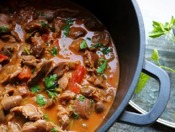 Miúdos de Frango à Portuguesa