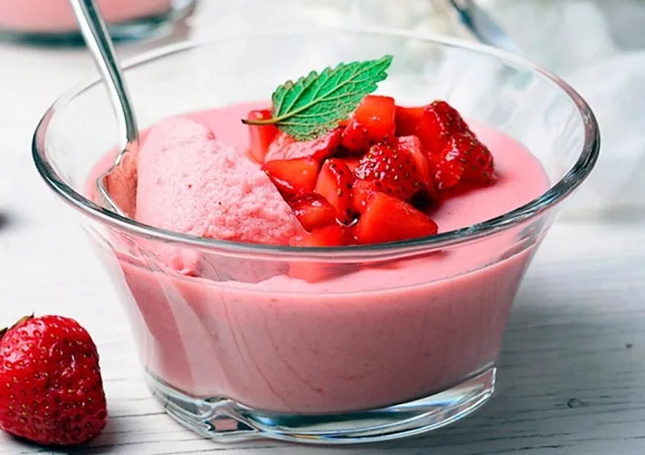 Mousse de Morango