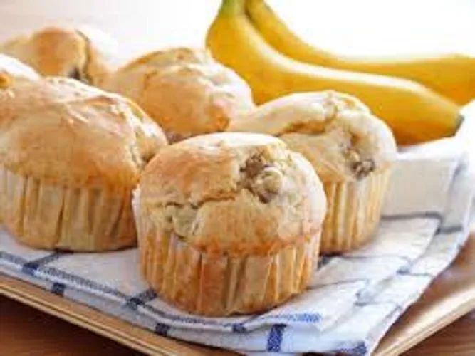 Muffins de Banana Coco e Chocolate
