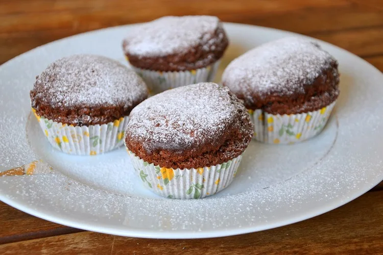 Muffins de Banana e Chocolate