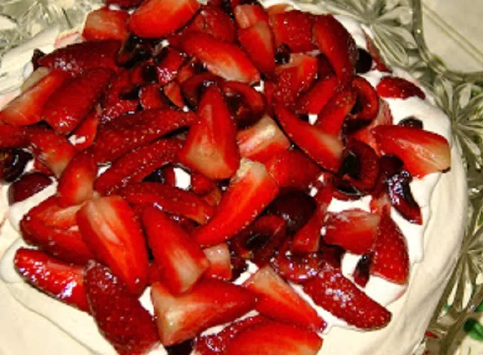 Pavlova de Morangos