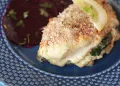 Peitos de frango recheados com espinafres e queijo