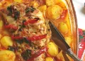 Peixe Vermelho no Forno com Batatas