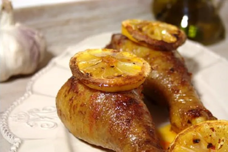 Pernas de Frango com Limão