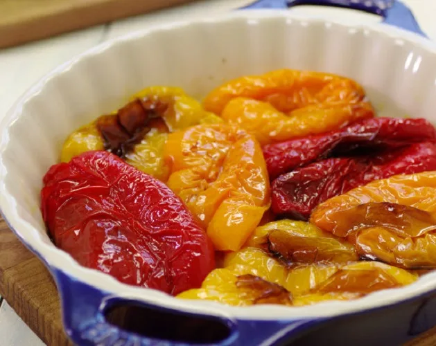 Pimentos Assados no Forno