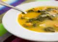 Sopa de Abóbora com Grão e Nabiças