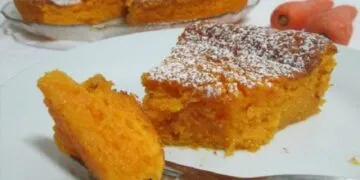 Tarte de Cenoura Húmida