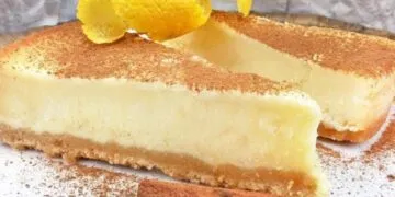 Tarte de Leite com Canela