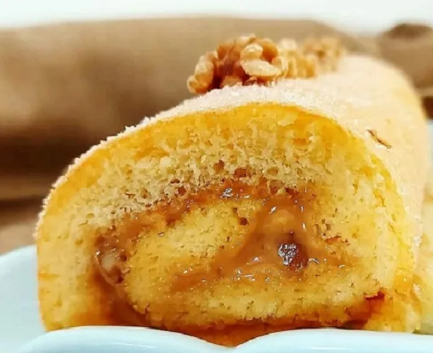 Torta com Leite Condensado Cozido