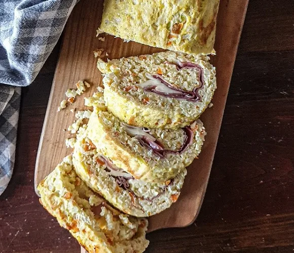 Torta de Legumes com Presunto e Queijo
